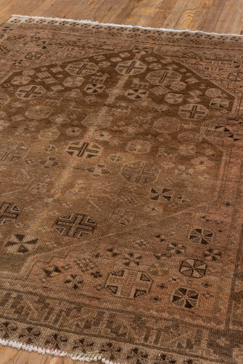 Antique Shiraz Area Rug (4' x 5')